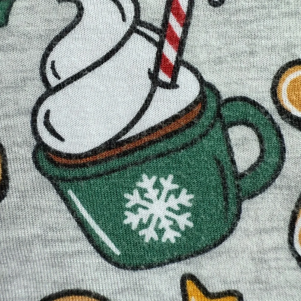 Little Sleepies Holiday Treats Christmas Pajama Top Size LARGE - Picture 8 of 10